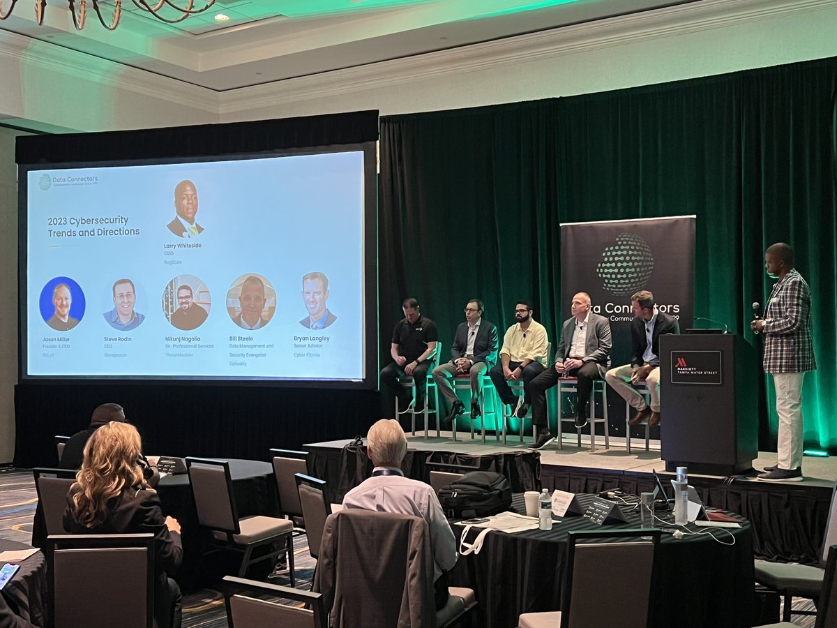 ITandNerdy's tweet image. Highlights of the @DataConnectors Tampa Cybersecurity Conference #dataconnectors #cybersecurity