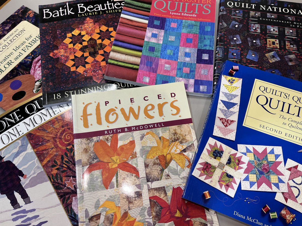 If you're feeling all quilty after attending the Indiana Heritage Quilt Show, stop by the Friends of the Library Bookstore to pick up some books (paperbacks $1.50; hardbacks $3). #ihqsinc #visitbtown #bloomington_quilters_guild