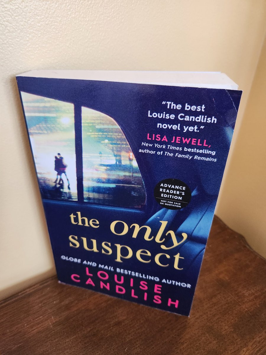 Thank you to @SimonSchusterCA for the ARC of The Only Suspect by @louise_candlish .
THE NEW CAUTIONARY TALE OF OBSESSION, LOVE, JEALOUSY AND DECEPTION FROM THE SUNDAY TIMES BESTSELLING AUTHOR OF OUR HOUSE AND THE OTHER PASSENGER.
#TheOnlySuspect #GiftedBook  #SimonAndSchuster