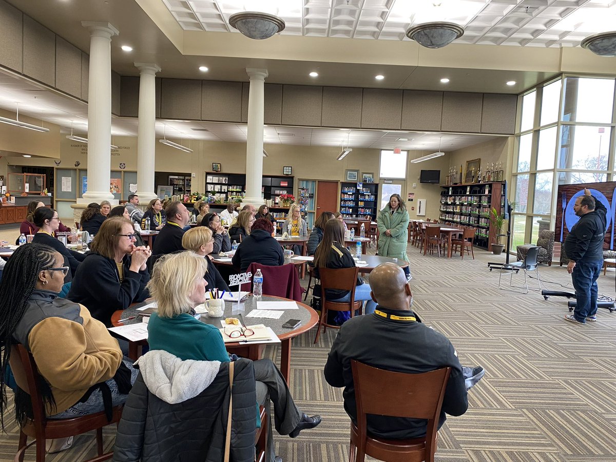 Capers_WCS's tweet photo. A huge THANK YOU to @Coach_Rudy for spending a few hours with school counselors, psychs, &amp; behaviorists to collaborate on how we’re supporting our most vulnerable learners! Time well spent with an OUTSTANDING group of DEDICATED professionals.  https://t.co/5cyD9GFBuI https://t.co/6eQ2mX7mVq