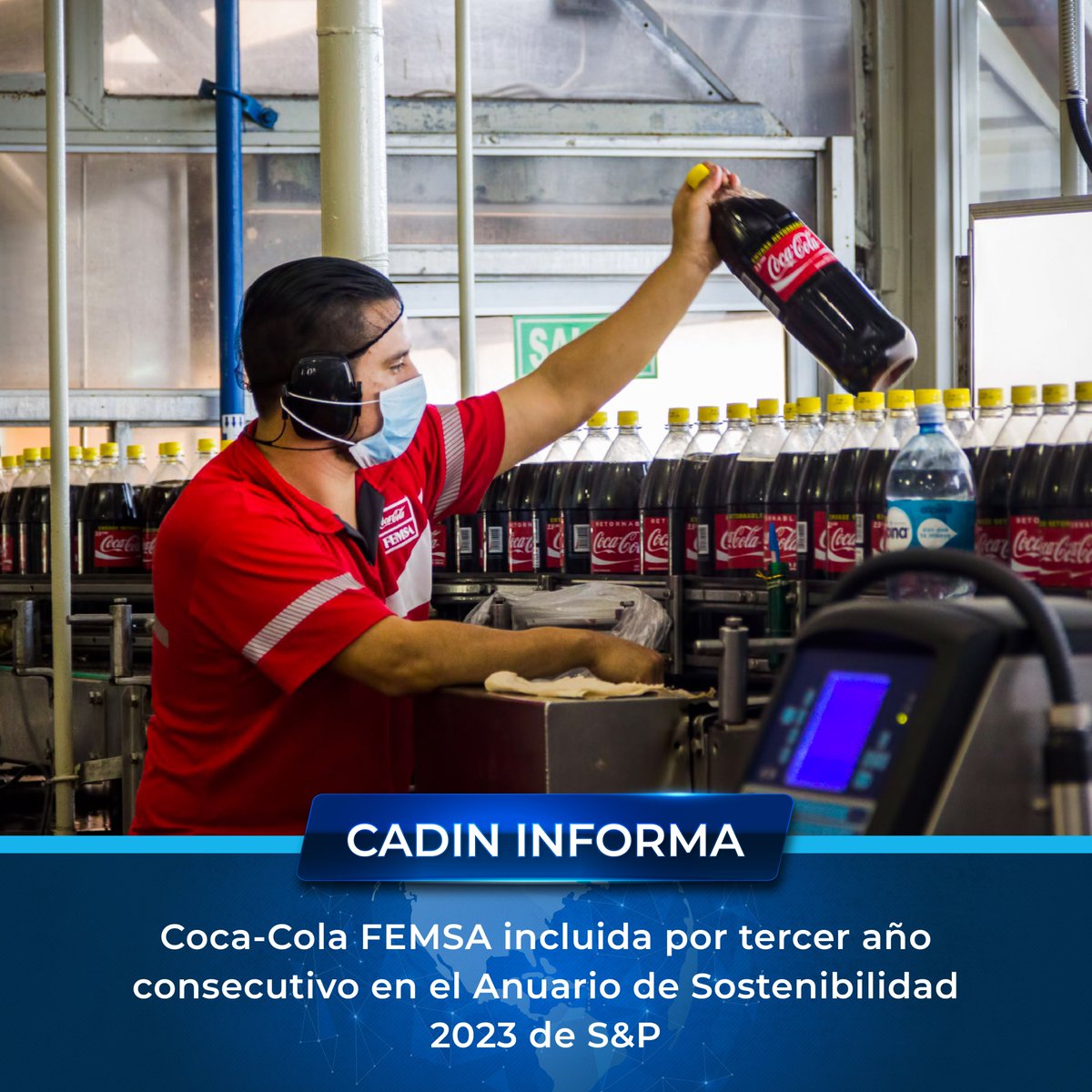 #NuestrosAgremiados  
✅𝘾𝙤𝙘𝙖-𝘾𝙤𝙡𝙖 𝙁𝙀𝙈𝙎𝘼 𝙞𝙣𝙘𝙡𝙪𝙞𝙙𝙖 𝙥𝙤𝙧 𝙩𝙚𝙧𝙘𝙚𝙧 𝙖ñ𝙤 𝙘𝙤𝙣𝙨𝙚𝙘𝙪𝙩𝙞𝙫𝙤 𝙚𝙣 𝙚𝙡 𝘼𝙣𝙪𝙖𝙧𝙞𝙤 𝙙𝙚 𝙎𝙤𝙨𝙩𝙚𝙣𝙞𝙗𝙞𝙡𝙞𝙙𝙖𝙙 2023 𝙙𝙚 𝙎&amp;𝙋

👉Leer nota completa en nuestro sitio web cadin.org.ni/?p=2219