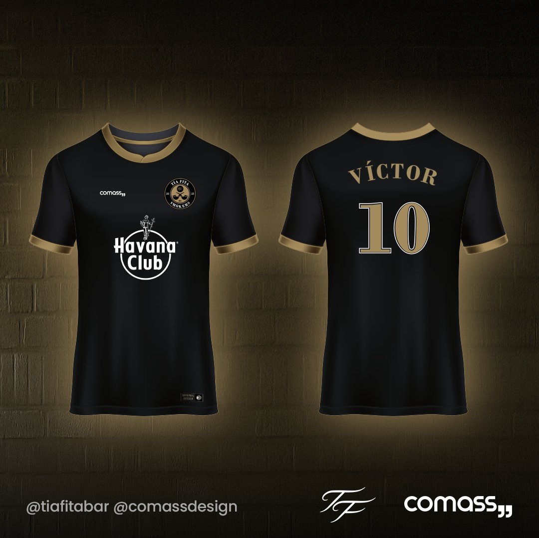 comassdesign's tweet photo. Escudo e identidad visual para TÍA FITA SMOKERS, club de fútbol de TÍA FITA BAR, perteneciente a la Liga Interbares de Ciego de Ávila. Cuba.

#clubdefutbol #escudodefutbol #diseñografico #ciegodeavila #cuba #diseñocubano https://t.co/F9zoph3XHw