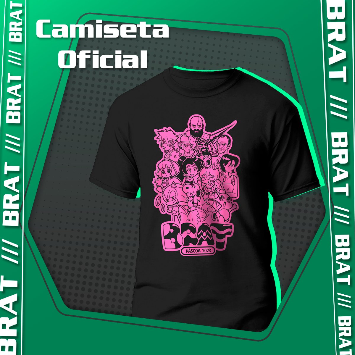 bratspeedruns's tweet photo. As camisetas oficiais da BRAT Páscoa 2023 já estão a venda! 🤩
Mas com uma novidade: a @orangotee avisou que todas as camisetas compradas até dia 12/03 serão enviadas com antecedência, para você curtir a BRAT no estilo! 😉
Mas corre, pois as camisetas são edição limitada! 🏃‍♀️🏃‍♂️ https://t.co/ygxWYIGL49