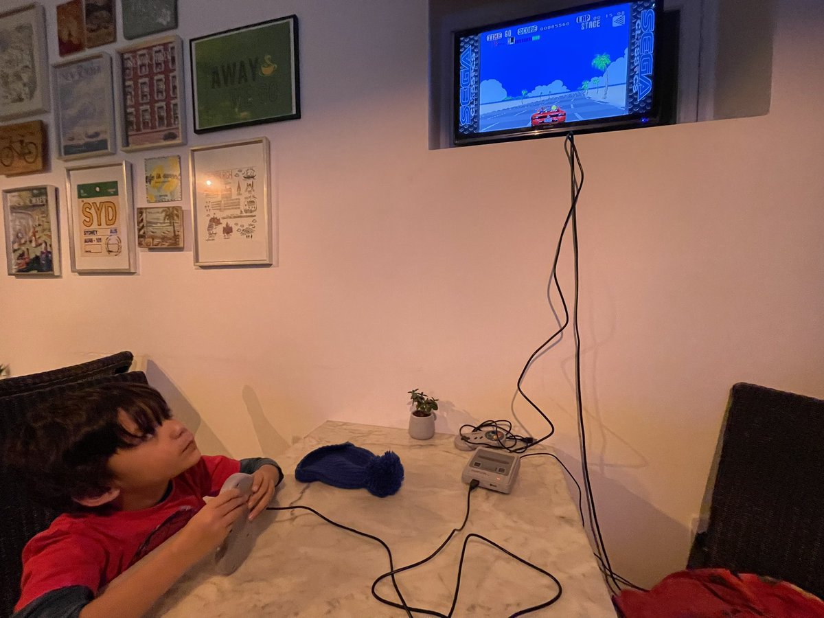 Andy Davidson (@andyd) on Twitter photo The circle of life. My little one playing Outrun, one of my favourite games 30 years ago, tonight at the brilliant <a href="/awaywegocafe/">Away We Go</a> 💛💛 The circle of life. My little one playing Outrun, one of my favourite games 30 years ago, tonight at the brilliant <a href="/awaywegocafe/">Away We Go</a> 💛💛