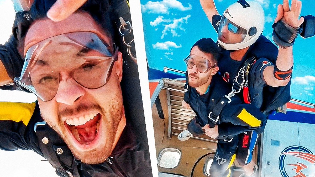 TheGrefg's tweet photo. Locura de NUEVO VÍDEO.

🪂😭 MI SALTO EN PARACAÍDAS (con @JuanpaZurita en México) 😭🪂

RT y espero que os guste!! 🙌🏻 https://t.co/O8hKVn6z7H https://t.co/J6EXLP0NOO
