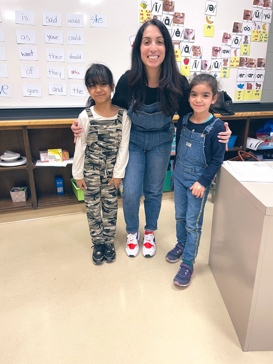 Overalls on Fridays! #twinning <a href="/BegleyBroncos1/">F.W. Begley School</a> <a href="/MrsIandolo/">Teresa Iandolo</a> @S_Shahbazi23