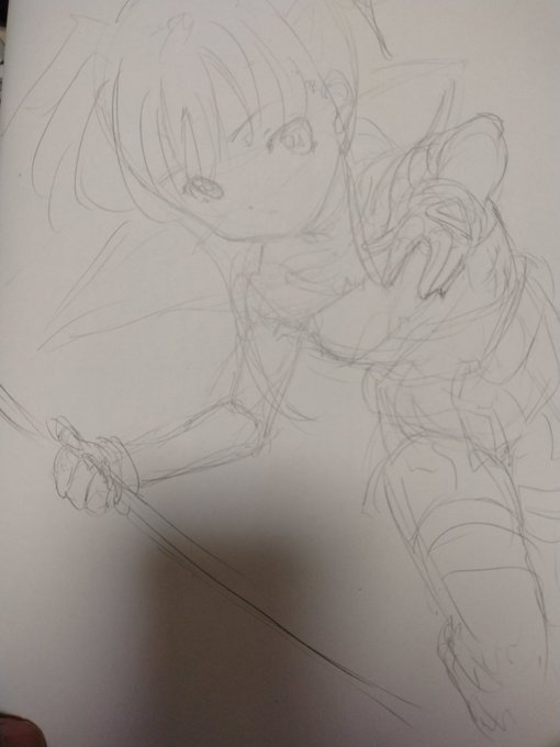 正直いって練度は低いが、

今の組み立て技術とダイナミックさが同居しつつあるのは感じられる。

それを、
魅せたさ、描きたさの方向で整えていく。

ときには、
整えずにパワー!で突っ切る。

指針はそんなとこだな。 