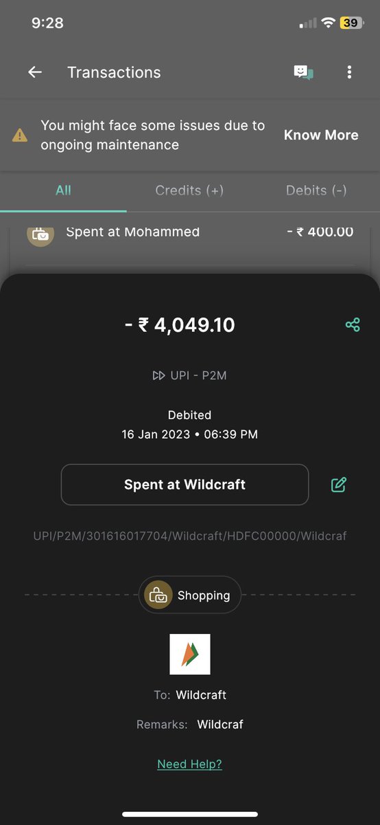 SurSwapnil's tweet photo. @wildcrafttweet Refund pending for ₹4049.10/- and ₹300/- for shipping the product back to your warehouse. When will I get my refund? https://t.co/zCuMSk4oGY