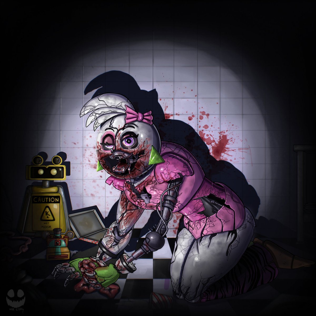 Mrcoolmaster2's tweet photo. glamrock chica doesn't just eat junk, she eats.....other stuff
#FNAF #fnafart #Glamrockchica https://t.co/NNmmbGOD6O