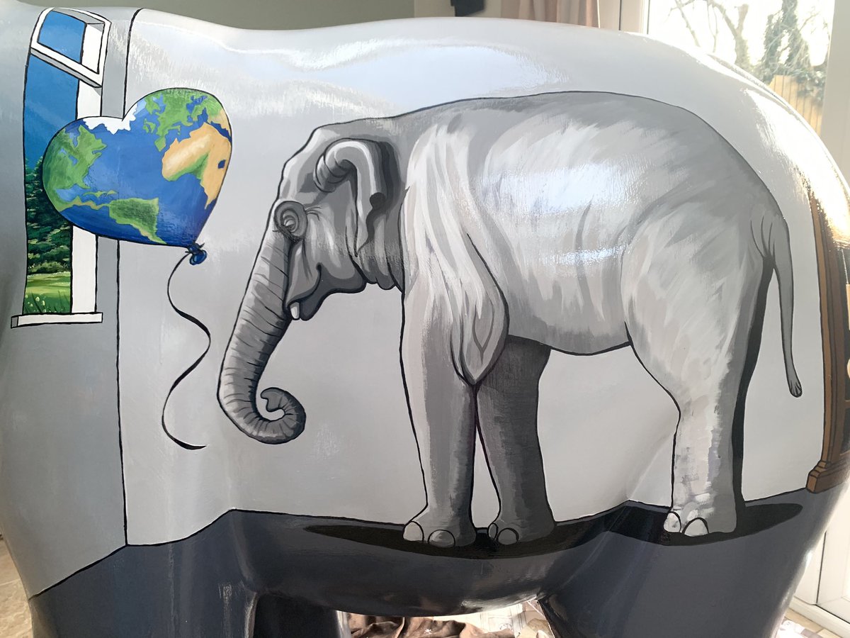 SandranSteve's tweet photo. It’s #WorldWildlifeDay and I’m sharing some of Steve’s wonderful @wildinart sculpture paintings. He likes to mix his wildlife up a bit.
#Wildlife
“Wild? He was absolutely livid!” - as the famous skit goes.
#WildInArt #WildInArtArtist #GoGoDiscover #WorcsBigParade #BigTrunkTrail https://t.co/WkTu7vOXCr