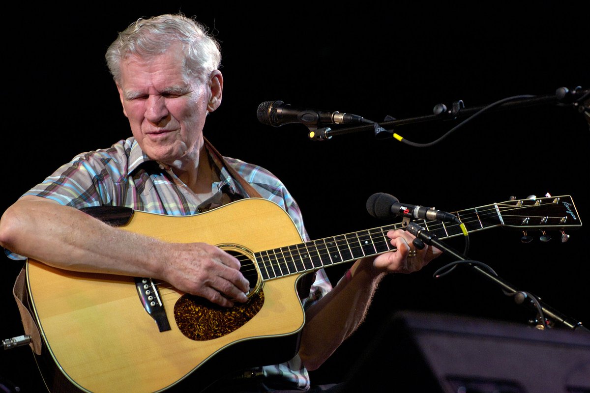NCMHOF's tweet photo. Happy 100th Birthday to 2010 N.C. Music Hall Of Fame Inductee, Doc Watson!
Help us commemorate the 7-time Grammy Awards winner & Grammy Lifetime Achievement Award winner a Happy 100th Birthday in the comments below! ⬇️
#DeepGapNC #DocWatson #NC #Legend https://t.co/r3STOasHDj