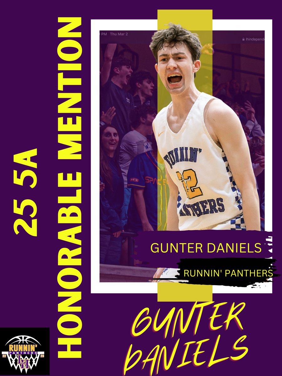 Even though his season was cut short @GunterDaniels1 was named Honorable Mention this year. Thank you Gunter for your dedication and leadership these 4 years, Good luck on your next journey, cant wait to watch you play on the next level! #JAMODI