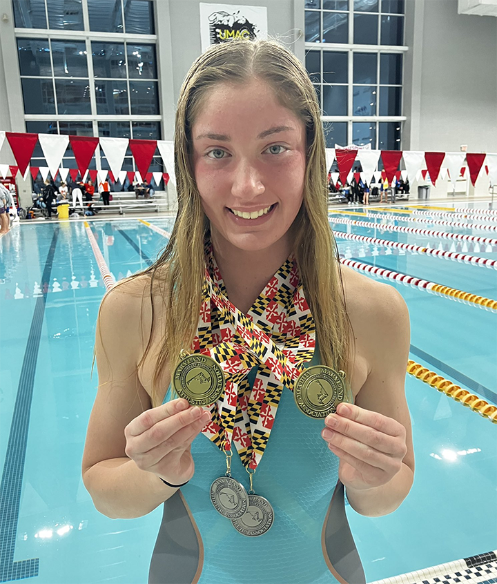 Congratulations to <a href="/LaPlataHS/">La Plata High School</a> students for being named 2A state champions in swimming.
Gavin Abelende was named individual champion for men's 50-yard freestyle and 100-yard freestyle and Adeline Donnick named individual champion for 100-yard freestyle and 100-yard back stroke.