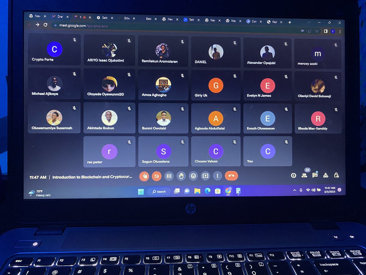 thecryptoforte's tweet photo. Day 1 Our Blockchain and Cryptocurrency introductory class for Beginners with our community lead @iamMichaeljerry
Michael Jerry, talked about the history of money, Overview of the Blockchain and Value Chain.
#Getintocrypto #blockchain #Defi #Crypto https://t.co/iXDR4Jb3Vm