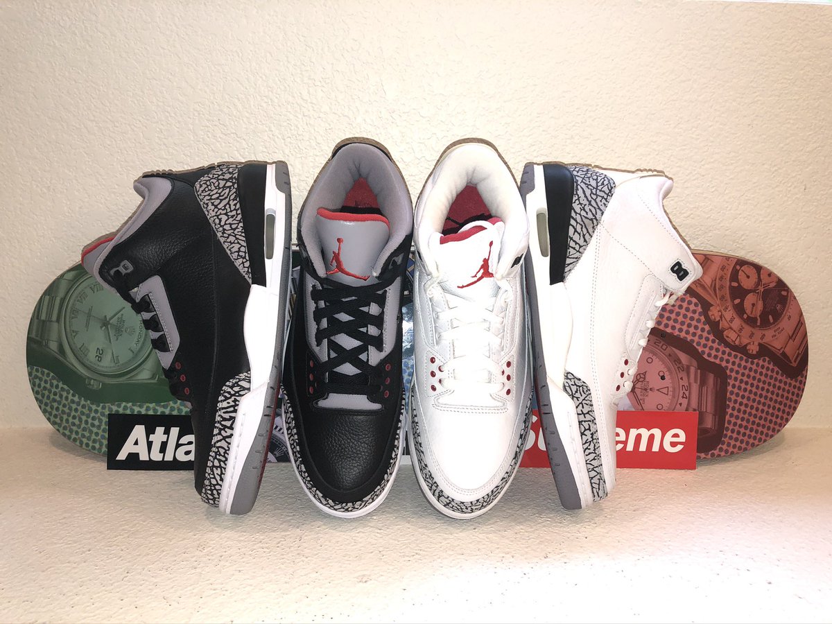 SpaceJamSB's tweet photo. @GG2315 @MJO23DAN My DS 2003 3s cement matched pretty well, I beat my second pair and that one was slightly off so kept the pair which matched best DS https://t.co/0EA0JvjtsN