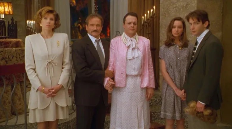 DeskofMalette's tweet photo. Can we discuss that Calista Flockhart was 32-years-old when she played an 18-year-old Barbara Keeley in The Birdcage? This is like that Grease incident all over again! https://t.co/i4CzC12Zdm