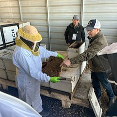 ProjectApism's tweet photo. Successful Innovations Tour 2023 in the books! Watch for highlights of this invite only, train-the-trainer tour in our next posts.
#InnovationsTour #SeedsForBees #OctoberPlanting #CoverCrop #Carbon #Agriculture #CarbonCapture #CAwater #SoilHealth #HoneyBees #BeeHealth #Habitat https://t.co/bhoMMKI2S2