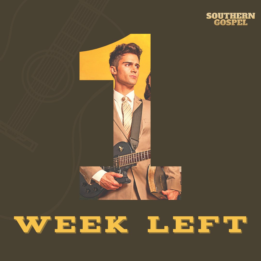 In just ONE WEEK, Southern Gospel will be hitting the big screen. This film has something for everyone - romance, action, redemption, and really great music! It's not too late to get your tickets at bit.ly/3HN8xkG!