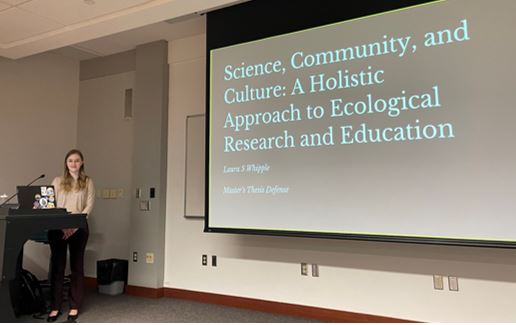 Diana Lafferty (@laffing_bear) on Twitter photo Congratulations <a href="/laurivora/">Laura Whipple</a> for successfully defending her Master’s thesis! Laura creatively wove together #SnapshotUSA and <a href="/inaturalist/">iNaturalist</a> data to advance species distribution modeling with undergrad ecological curriculum infused with Indigenous ecological knowledge. Inspiring! Congratulations <a href="/laurivora/">Laura Whipple</a> for successfully defending her Master’s thesis! Laura creatively wove together #SnapshotUSA and <a href="/inaturalist/">iNaturalist</a> data to advance species distribution modeling with undergrad ecological curriculum infused with Indigenous ecological knowledge. Inspiring!