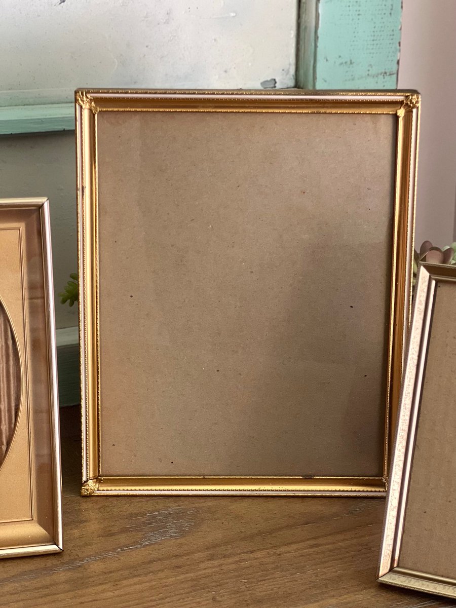 VSeagrape's tweet image. 🐕 Big deals! Vintage Frames, Vintage Trio Metal Picture Frames w Glass, Picture Frames, Vintage Gold Tone Metal Frames, Vintage Home Decor Photo Frames only at $30.00 on etsy.com/listing/135762… Hurry. #VintageFrame #PictureFrame