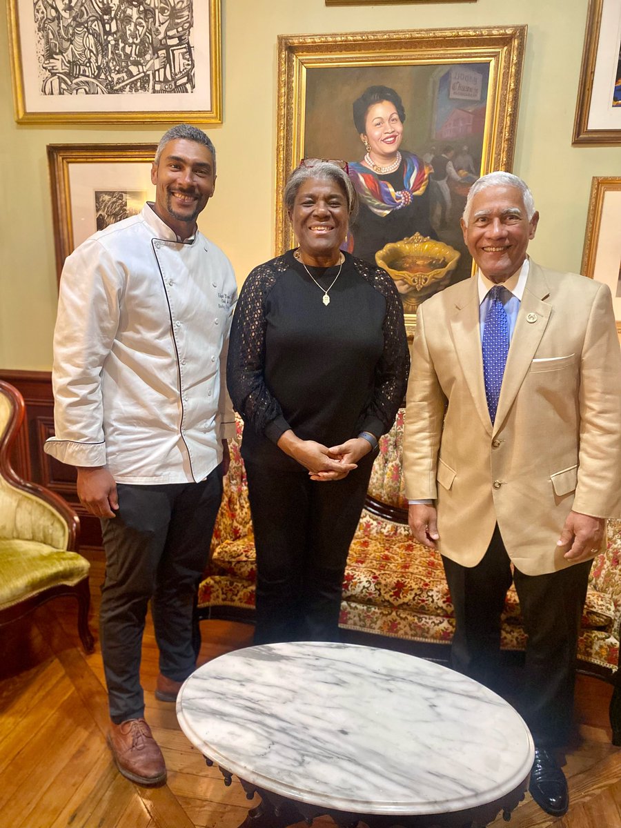 Linda Thomas-Greenfield (@lindat_g) on Twitter photo Just had a wonderful lunch at <a href="/Dooky_Chase/">Dooky Chase Restaurant</a> in New Orleans. Great fried chicken, red beans and rice, AND GUMBO. Leah Chaseās legacy lives on. Just had a wonderful lunch at <a href="/Dooky_Chase/">Dooky Chase Restaurant</a> in New Orleans. Great fried chicken, red beans and rice, AND GUMBO. Leah Chaseās legacy lives on.