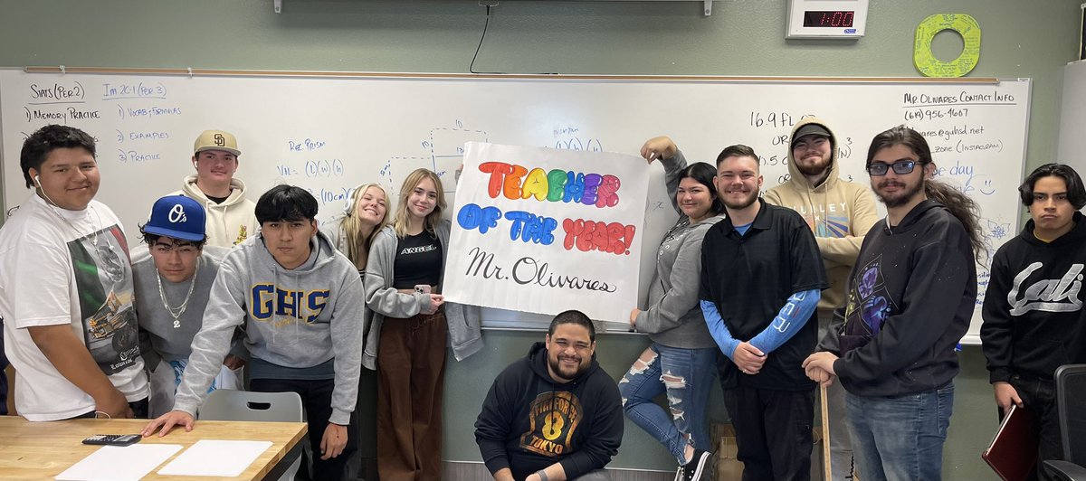 Congratulations to IDEA Center HS Teacher of the Year Lucas Olivares! #IDEACenterHS. Well deserved!