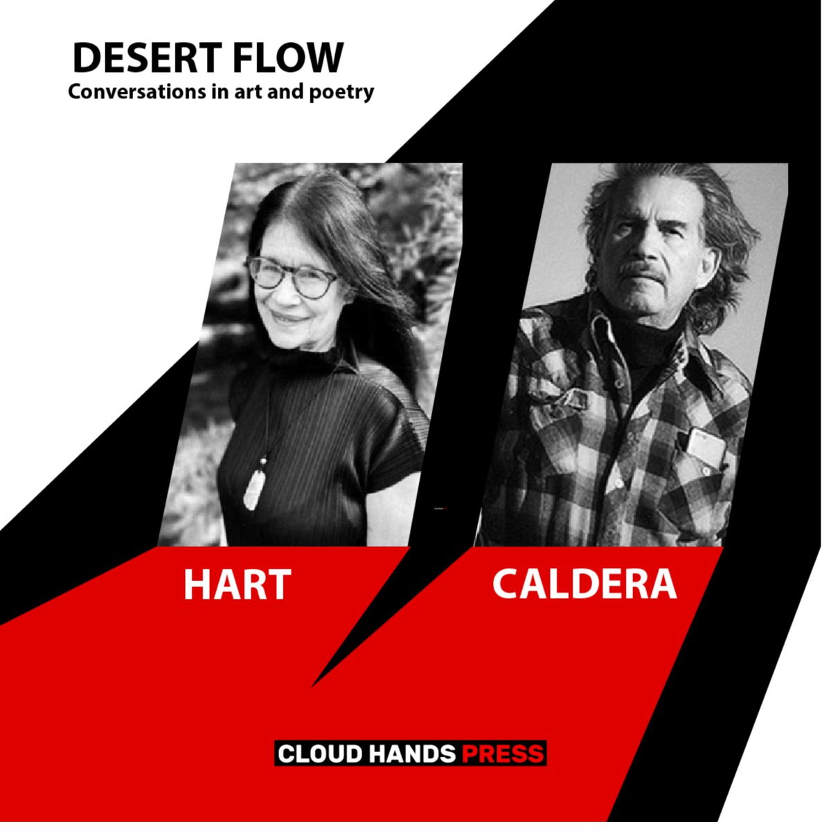 Discover the unique creative correspondence of Charlotte Hart and Adrián Caldera in Desert Flow, The Poetry of Abstract Digital Art. #PoetryAndArt #MexicanArtist #AmericanPoet cloudhandspress.com/product-page/d…