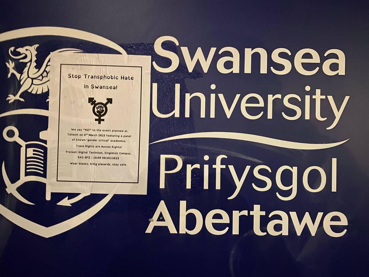 Seen on Singleton campus 🏳️‍⚧️ #Taliesin #SwanseaUniversity #SwanseaUni