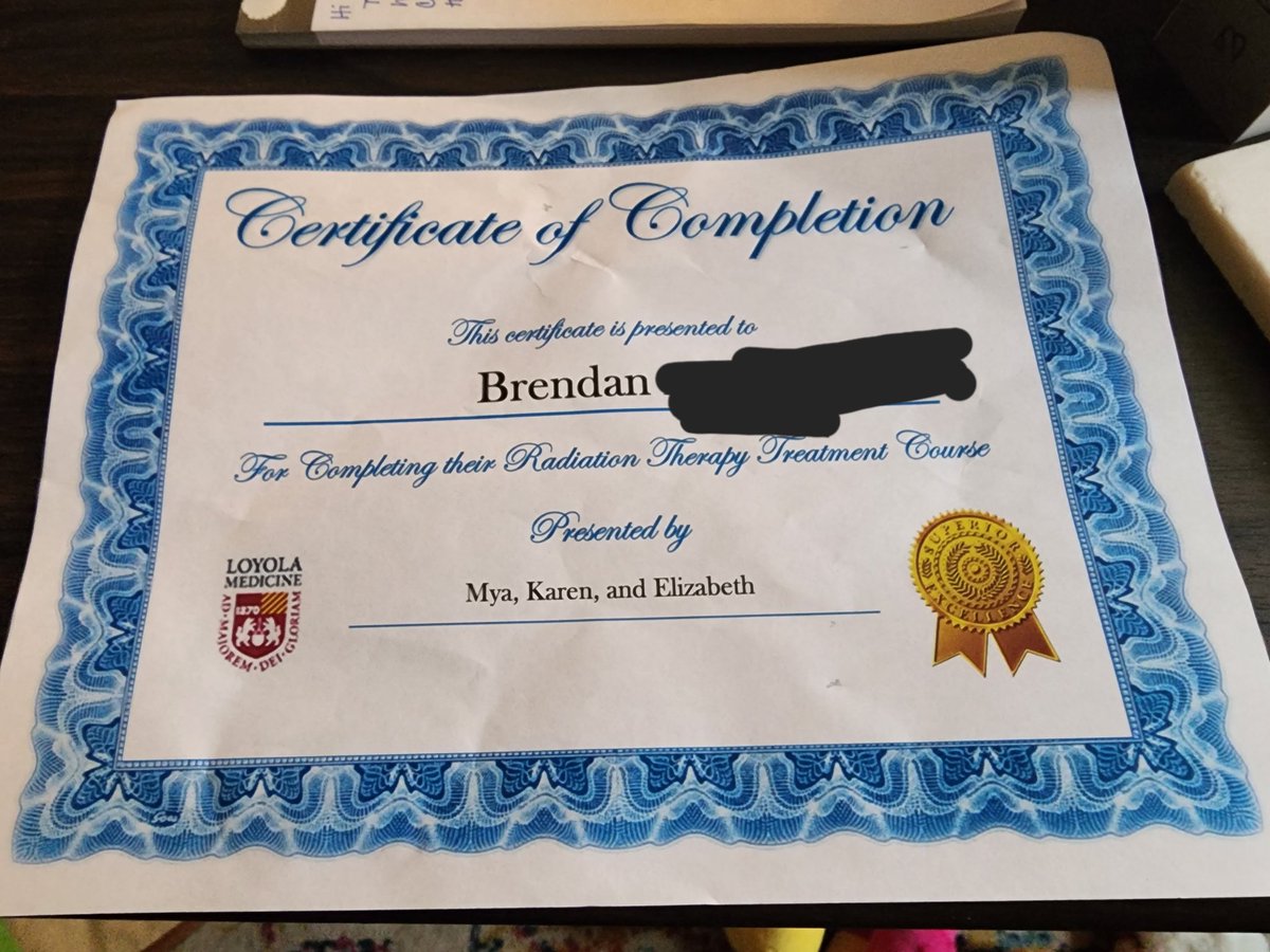 No joke, this might be fancier than the actual diploma I got from Loyola!  😂