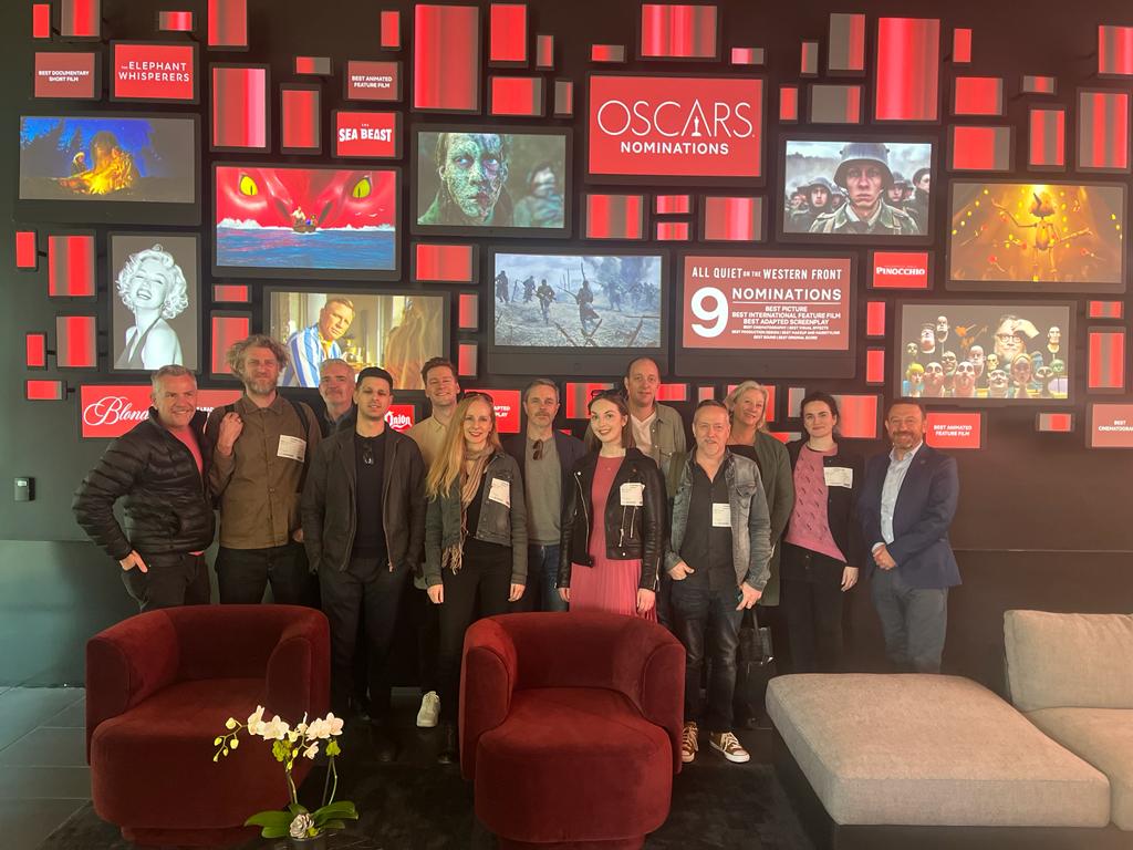 KevinWhyms's tweet image. Coming towards the end of a really succesful and inspiring composer mission to LA. Hugh thanks to Sarah @screencomposer2  Stephen @ScreenIreland and Thomas @whitebearpr for their tireless work and vision.