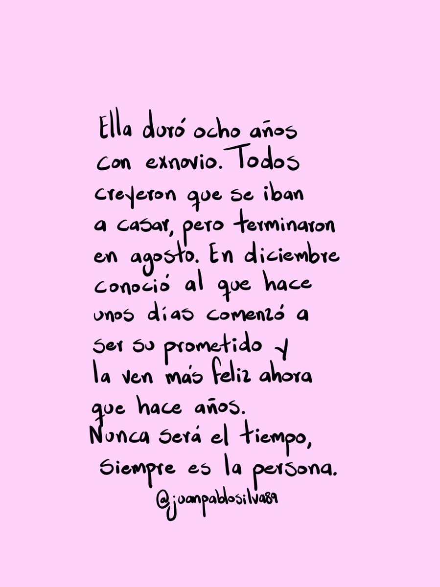 JuanPaSilva07's tweet photo. No es el tiempo. Es la persona…❤️ https://t.co/0jvb0ZRI1Y