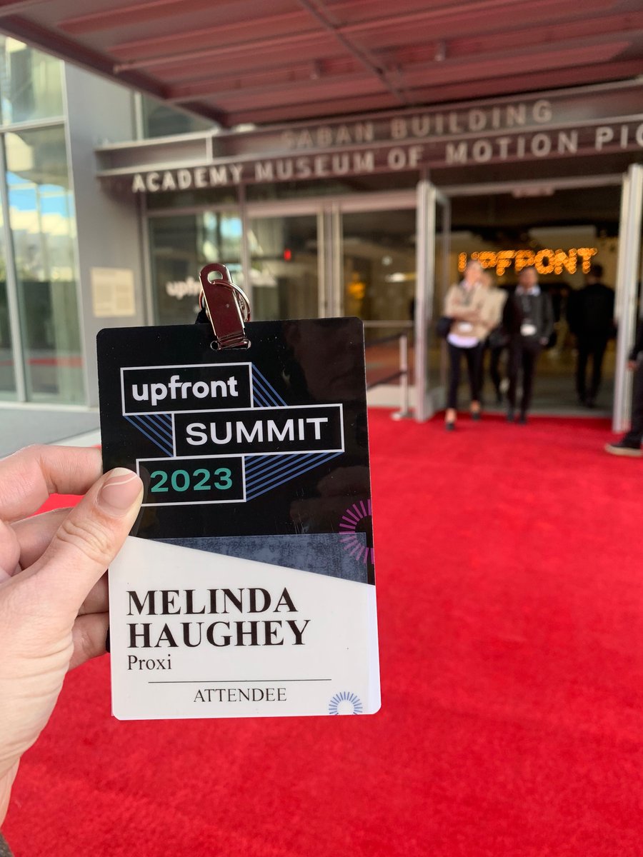 Just left @upfrontvc Summit super energized. ❤️ed sharing the story of @Proxi_Co. Met amazing, kind VCs: @annawbarber @ArlanWasHere @HeatherHartnett @welkhoff @kobiefuller @toddhooper @julie_wrob & can’t thank Katherine @ Upfront and @rmward for being such helpful connectors.