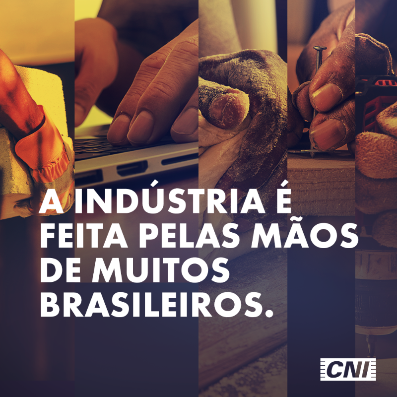 CNI_br's tweet photo. De mãos dadas com os brasileiros, a indústria contribui para o aumento da produtividade de todos os segmentos da economia, gerando mais crescimento e desenvolvimento para o Brasil. 

Siga a CNI e fique por dentro dos principais acontecimentos do setor.  

#PeloFuturoDaIndústria https://t.co/mNVxhHDhwW