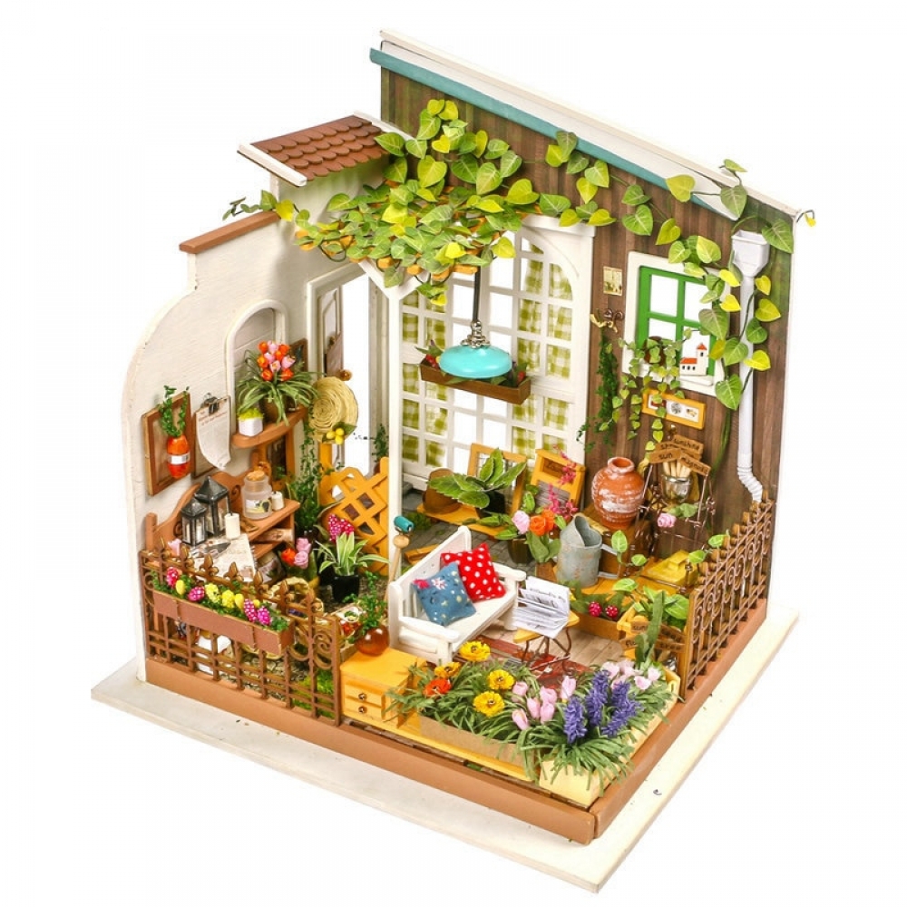 Miniature Wooden Garden DIY Doll House #toysforboys #toys4sale ismartkidsplay.com/miniature-wood…