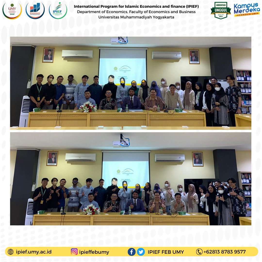 IPIEFFEBUMY's tweet image. #Documentations Welcoming new Semester and Motivational Talk with Brother Mohammad Eisa Ruhullah (PhD Student at International Institute of Islamic Thought, International Islamic University Malaysia).
🔍Find us on
Website : ipief.umy.ac.id
Instagram : @ipieffebumy