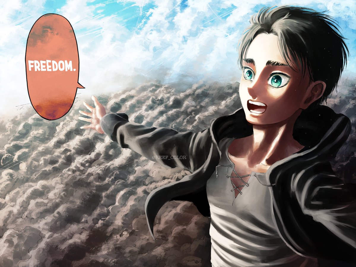 Heaven and Earth. 

(Attack on Titan)
(Ch. 131)

#AttackOnTitan #shingeki