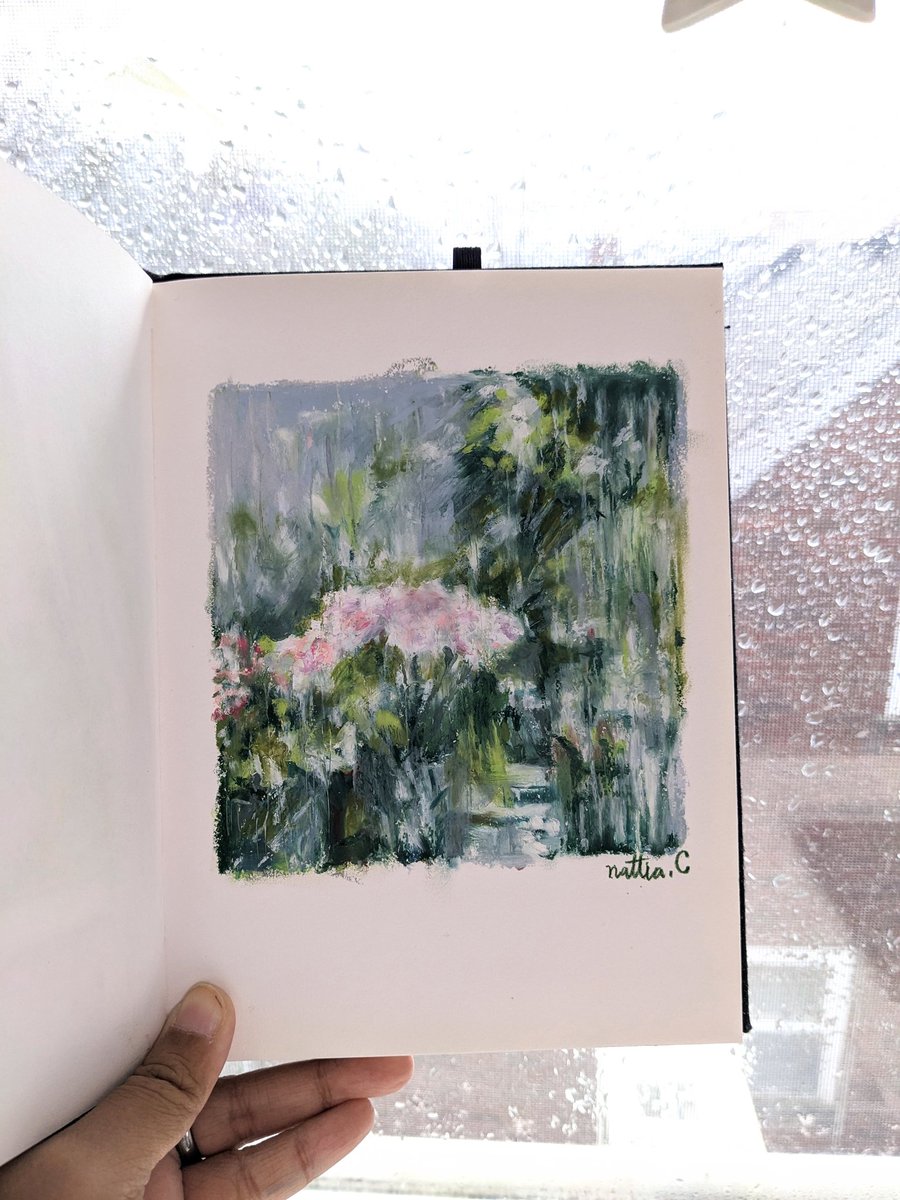 Beauty in the storm 🌧️🌬️
วันนี้พายุเข้า ฝนตกทั้งวันเลย วาดรูปตอนฝนตกผ่อนคลายที่สุด