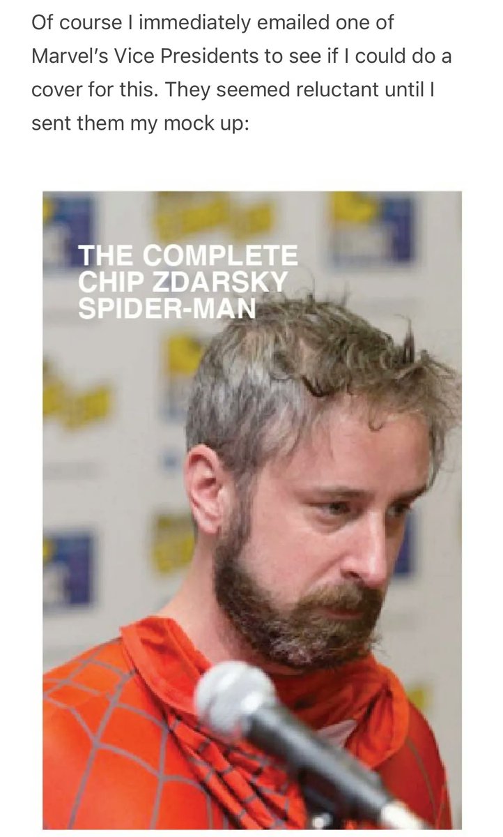Chip @zdarsky was kind enough to share our video announcing the Spider-Man by Chip Zdarsky Omnibus!

What do you think of Chip’s awesome cover proposal he sent to @Marvel?!

#spiderman #spidermancomics #comics #comicbooks #graphicnovels #omnibus #marvel #marvelcomics