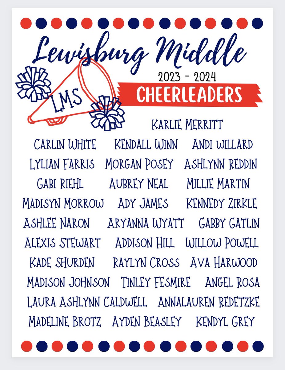 LewisburgMiddleCheer tweet media