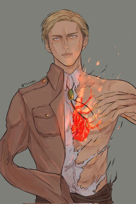 昨夜エルヴィンの夢を見る(過去絵 