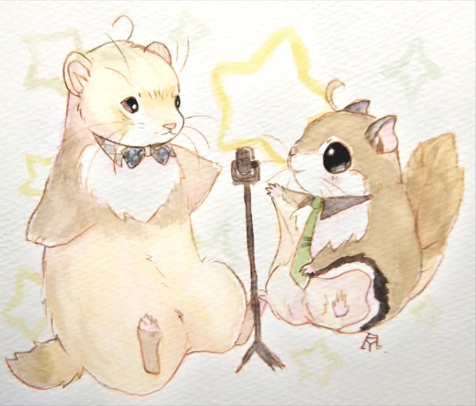 「ferret」 illustration images(Latest)