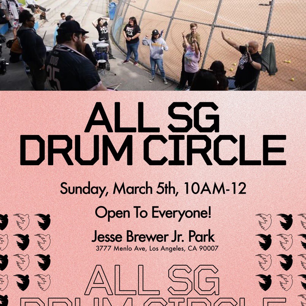Mosaic1781's tweet photo. Join us this weekend and get ready for the season with us! 🥁📢🗣️

Learn Chants 
Get pumped, sing a long, drum along. Everyone is welcome! #AngelCityFC #SeasonLooming #WeekendJamming https://t.co/arVaQuYoT3