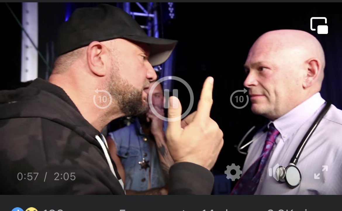 sharrocksm's tweet photo. Now we got major heat! No one speaks to my #1 like that. #DrRoss #IMPACTonAXSTV #ImpactWrestling https://t.co/nWjMCuBBzG