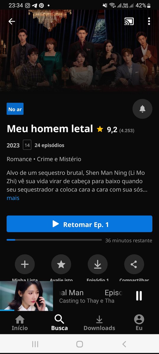 TudoDDorama's tweet image. Vou começar esse cdrama torcendo pra ser bom 

#MyLethalMan