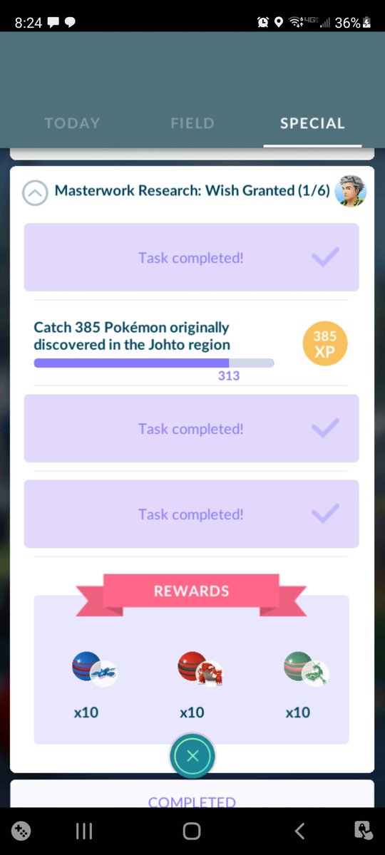 MandaTrashPand3's tweet image. Update on Masterwork Research #PokemonGO #masterwork #shinyJirachi