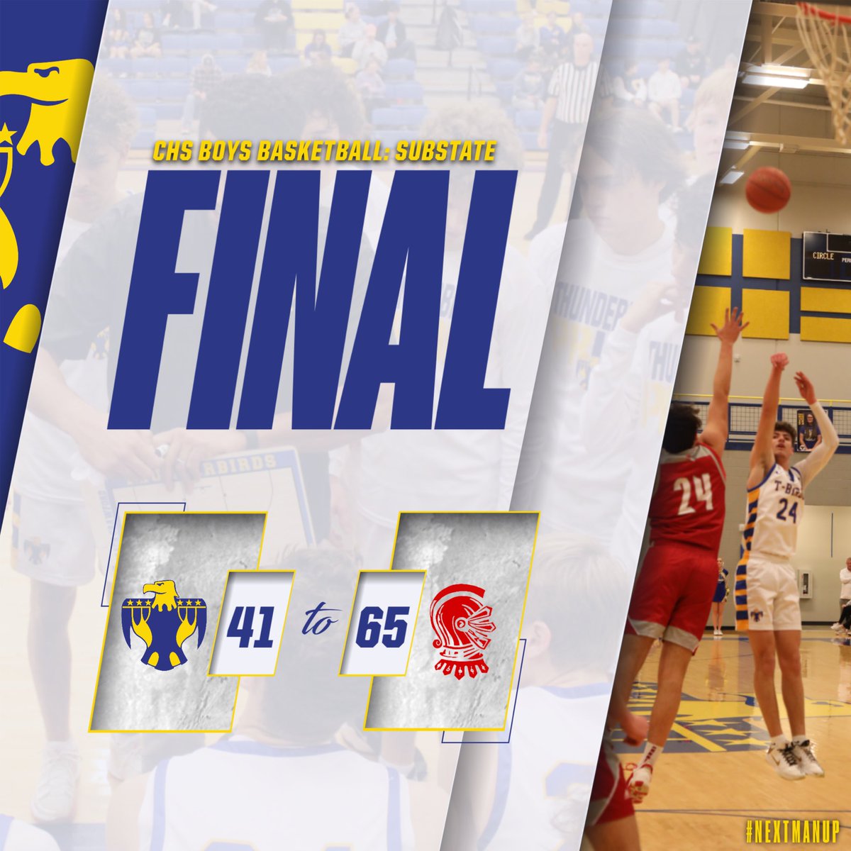 What a season! While the ending wasn’t quite what we wanted, the season was more than we could’ve dreamed! Congratulations to the CHS Boys Basketball Team and the amazing work they put in this season! We are so proud of you! #rollbirds #NextManUp