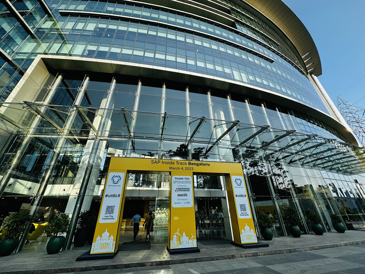 Apurwa1430's tweet image. Registrations and Badge Pick-up have started for #sitBLR #sapinsidetrack #sapcommunity