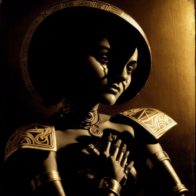 chav_ez's tweet photo. "Decline is also a form of voluptuousness, just like growth, Autumn is just as sensual as springtime."
I'm split on this one. 😍
#GenerativeAI #Aztecgold #latina #AIIA #ancientaliens #AIart #Tezcatlipoca #Cecentlamantin #chicanodada https://t.co/IEABRp4i5C