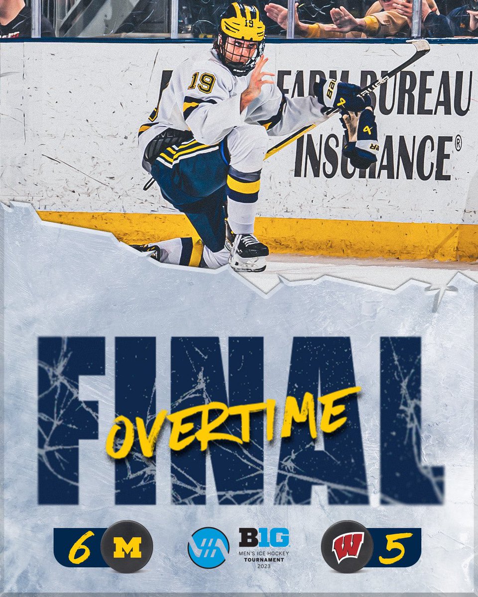 umichhockey's tweet photo. Michigan takes Game 1! See ya tomorrow!

#GoBlue https://t.co/zp2OolhMYL