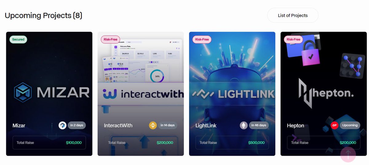 Poolz__'s tweet photo. UPCOMING PROJECTS LINEUP

@Mizar_com: Social Trading Platform

@_InteractWith: NFT Infrastructure

@LightLinkChain: L2 Blockchain

@HeptonL3: L3 Infrastructure Protocol

#Building #Future #Web3 https://t.co/tT5z1r8VnN